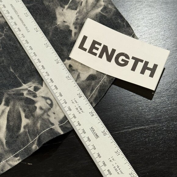 TheLees Button Down Gray Tie Dyes Long Sleeve Collared Shirt Mens Size Large - Picture 9 of 9